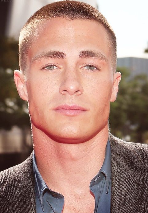 man with square face