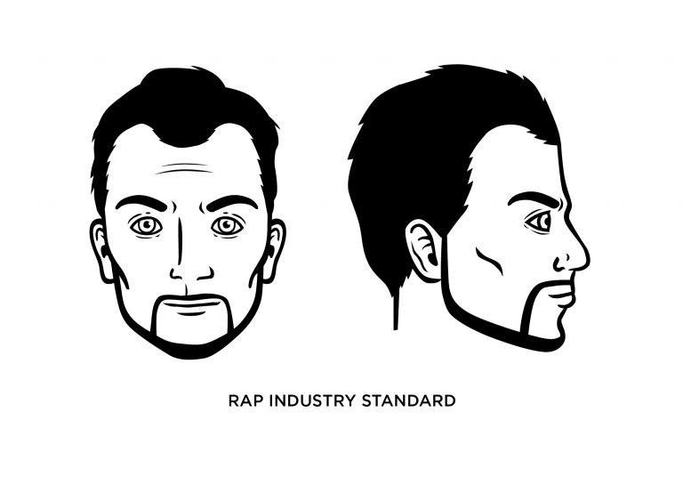 rap goatee