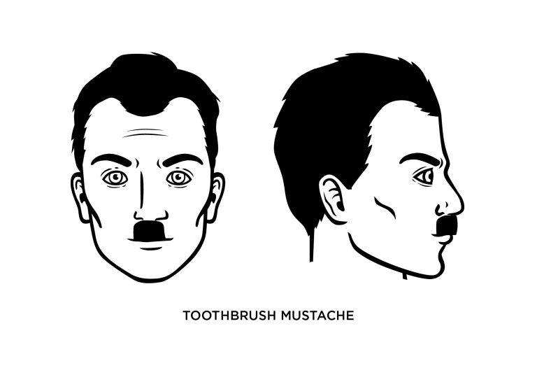 toothbrush mustache
